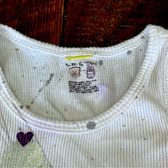 Baby Girl Matching Set purple / silver splatter design - Picture 5 of 7